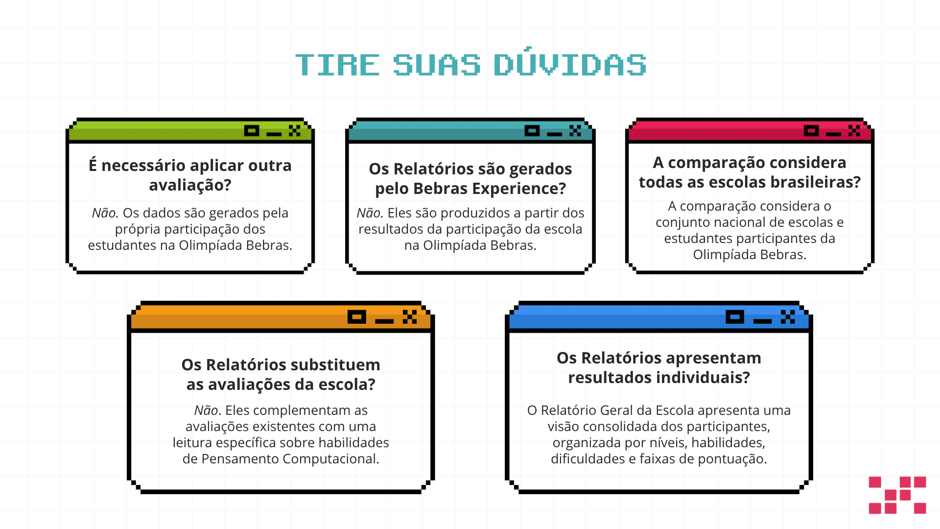 Tire suas dúvidas